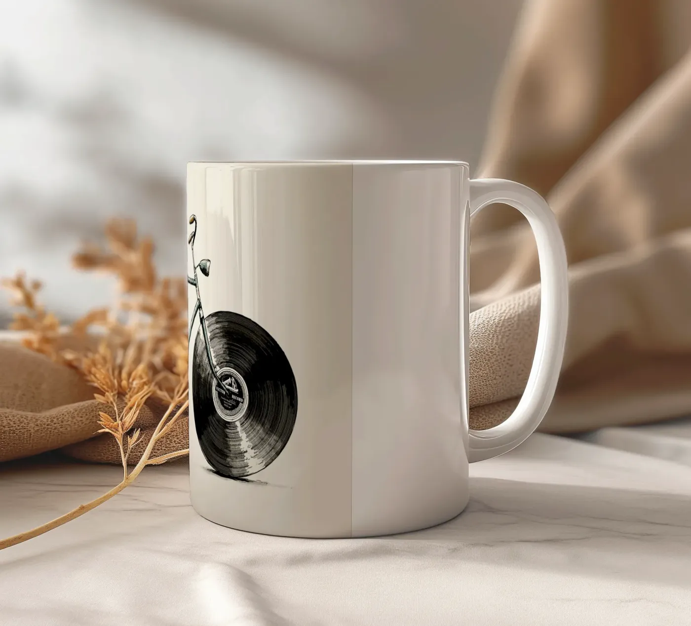 Velophone tazza in ceramica da Florent Bodart