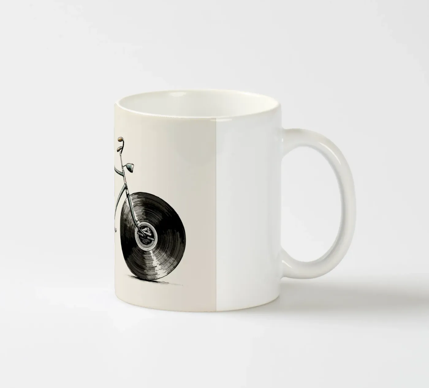 Velophone tazza in ceramica da Florent Bodart