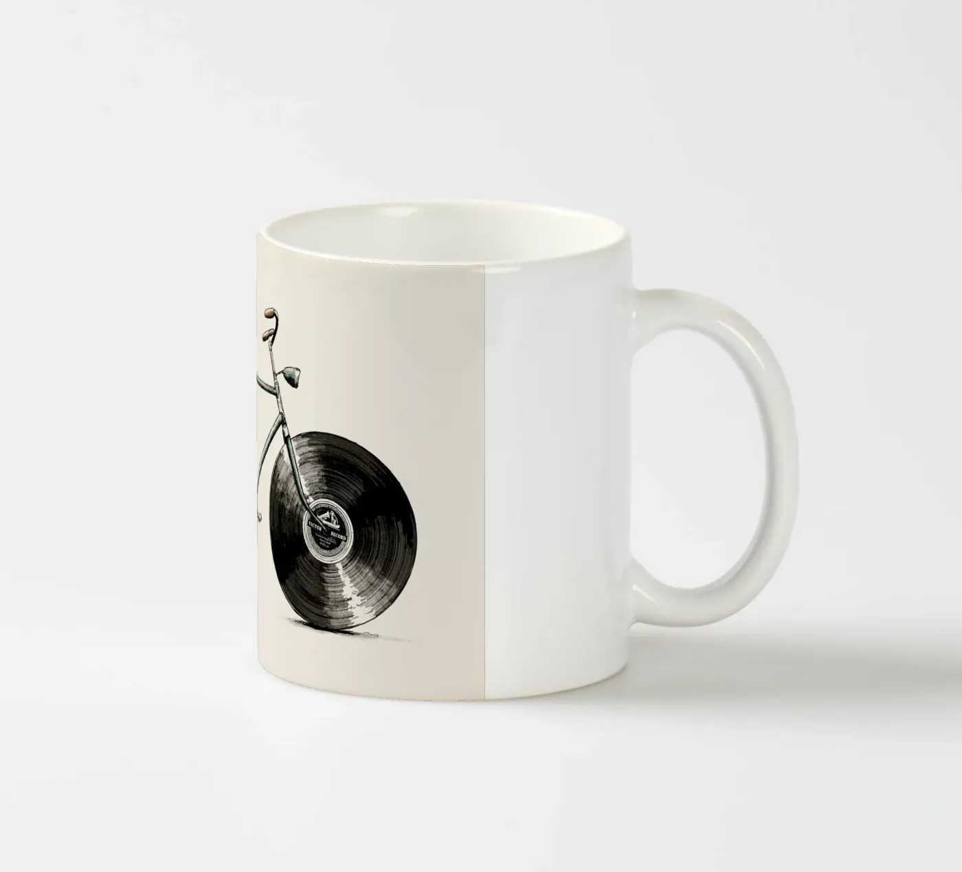 Velophone ceramic mug by Florent Bodart