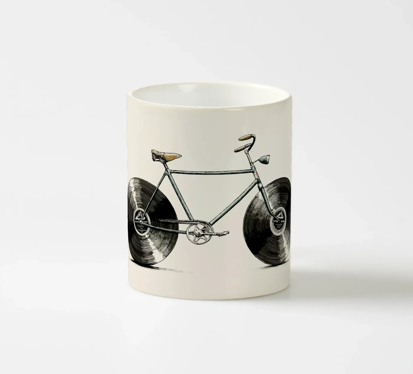 Velophone ceramic mug by Florent Bodart