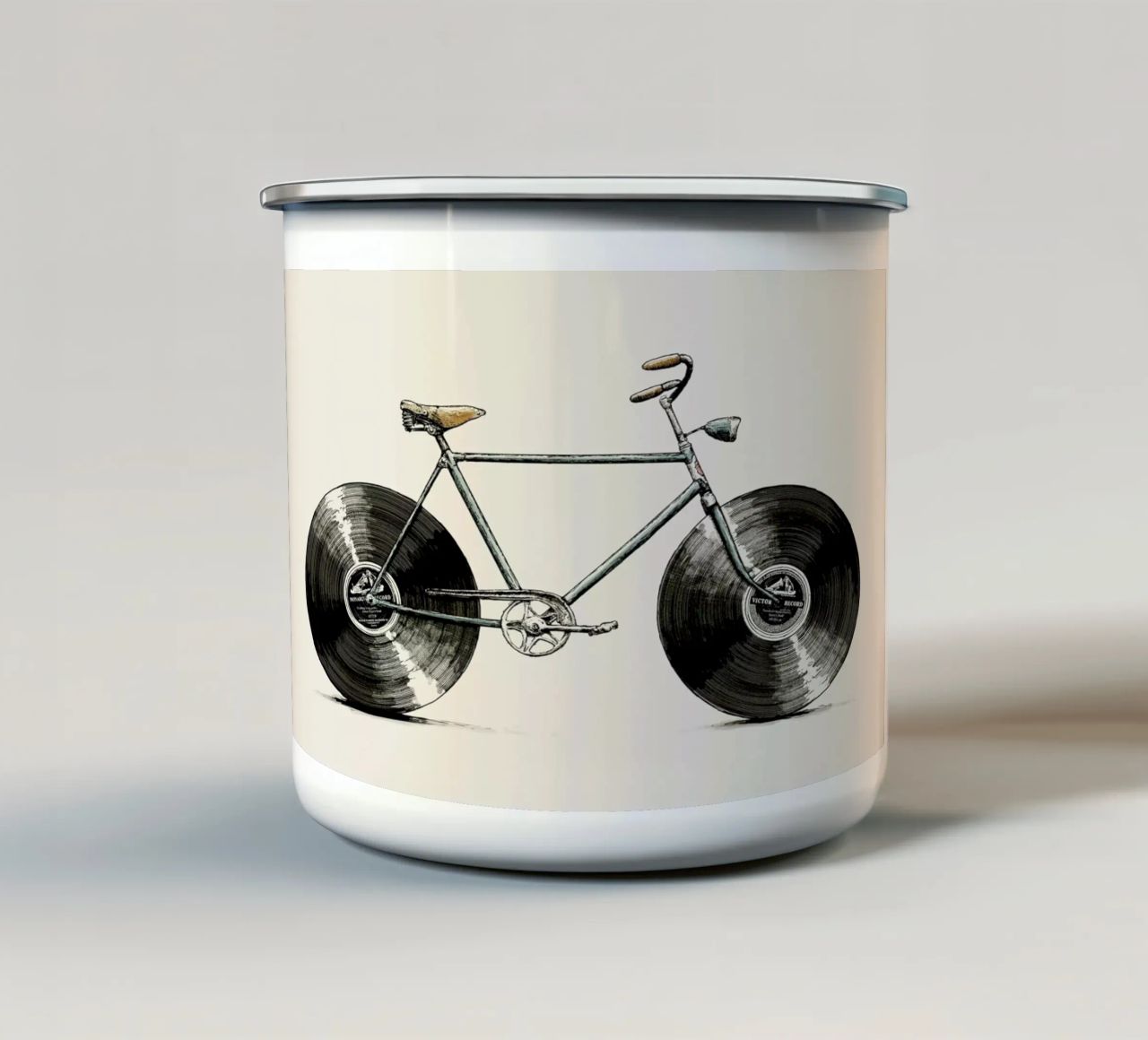 Velophone tazza in smalto da Florent Bodart