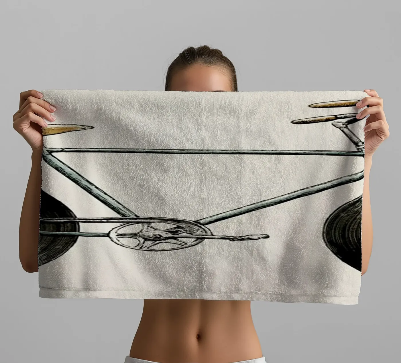 Velophone towel by Florent Bodart