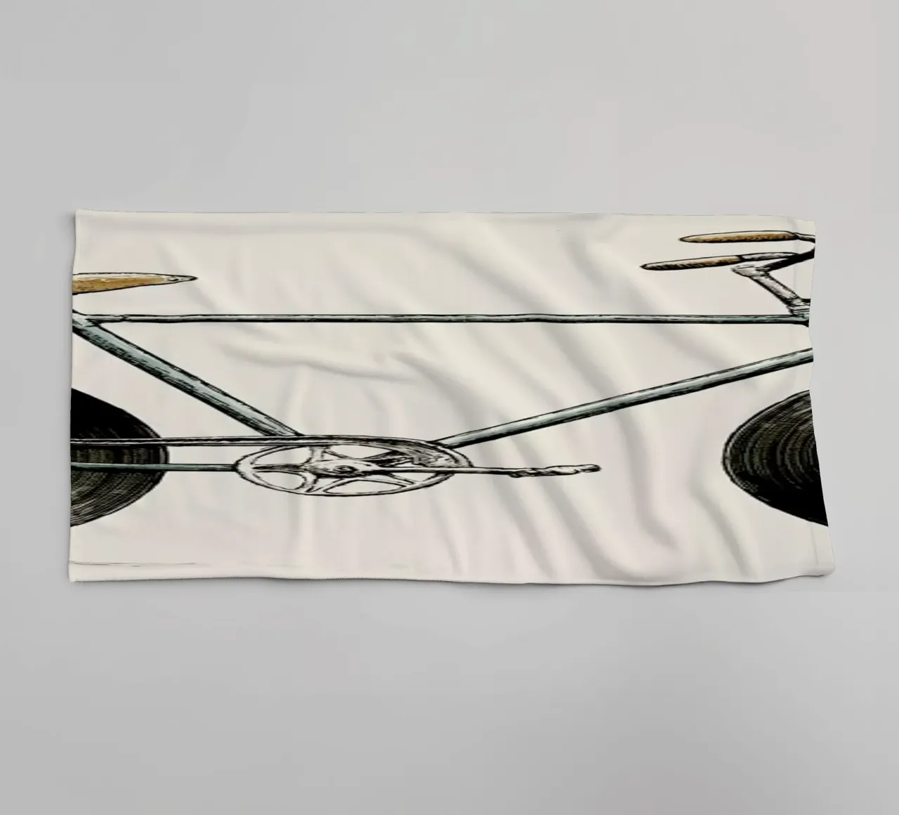 Velophone Handtuch von Florent Bodart