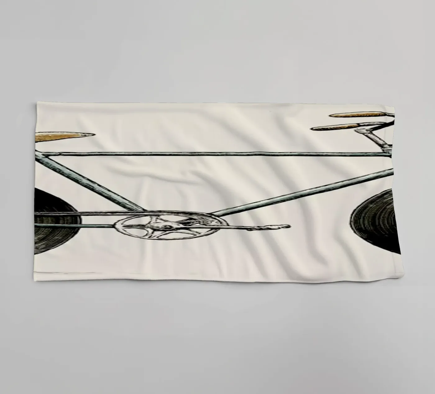 Velophone towel by Florent Bodart