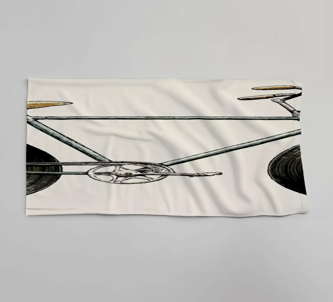 Velophone towel by Florent Bodart