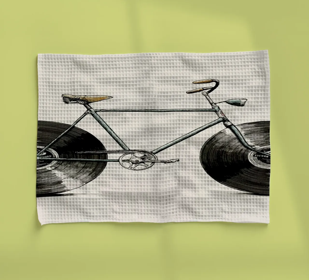 Velophone Geschirrtuch von Florent Bodart