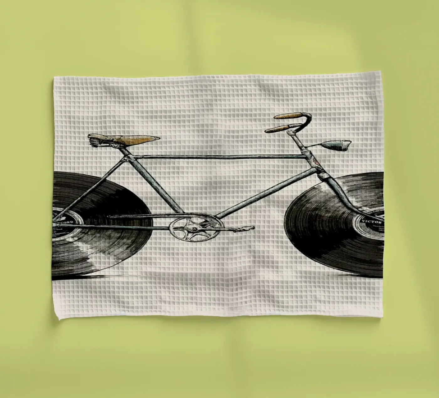 Velophone Geschirrtuch von Florent Bodart