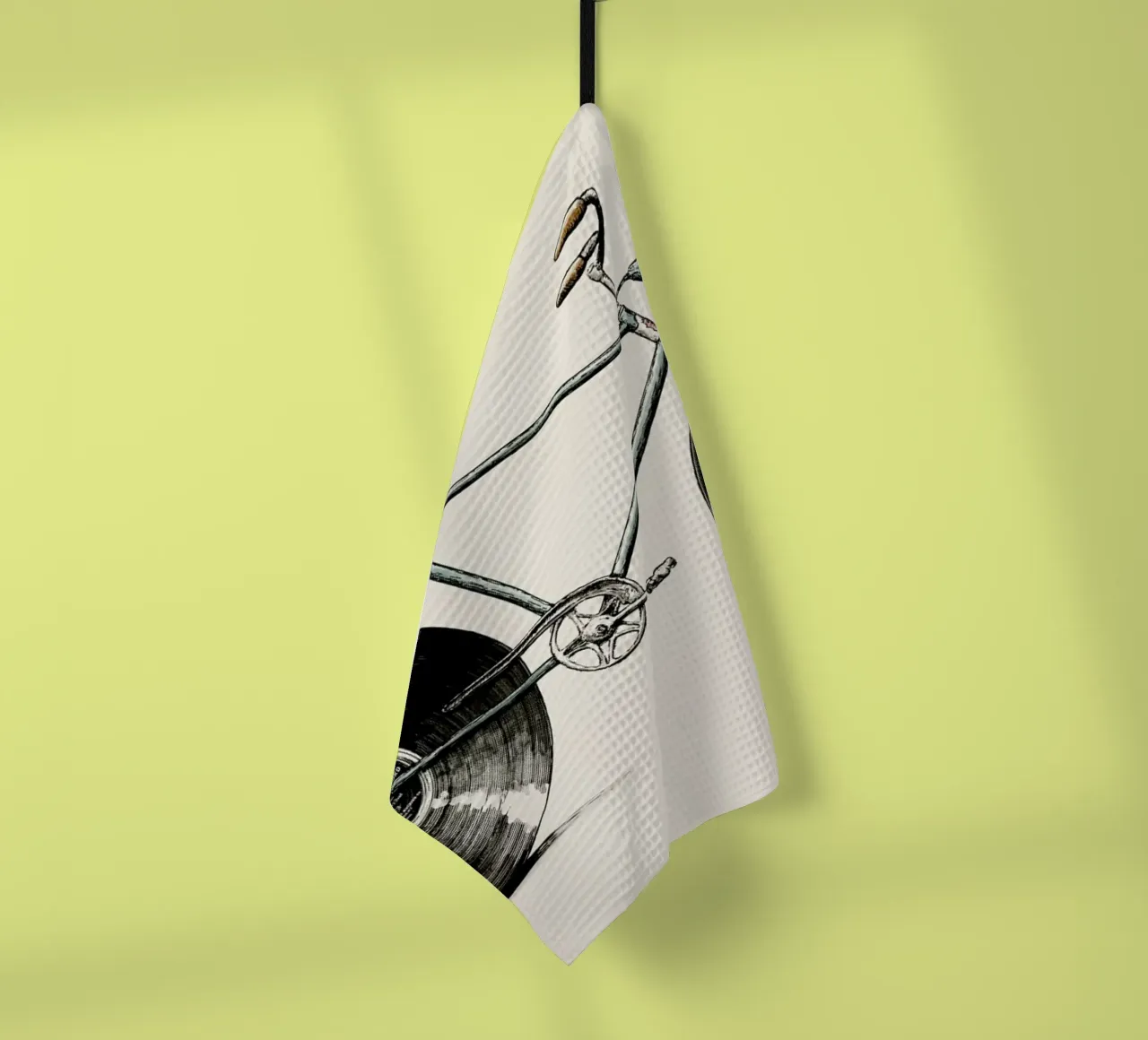 Velophone Geschirrtuch von Florent Bodart