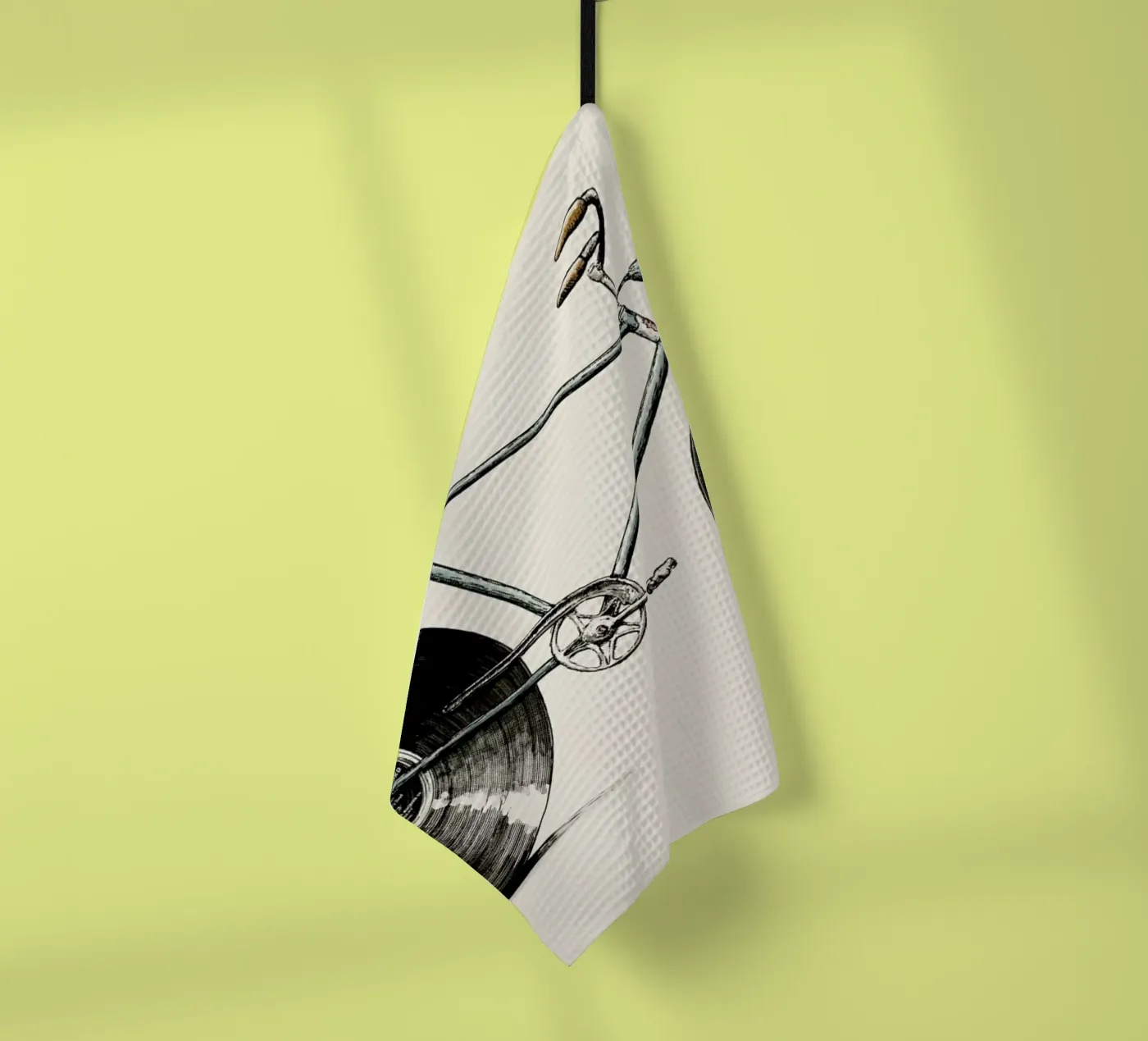 Velophone Geschirrtuch von Florent Bodart