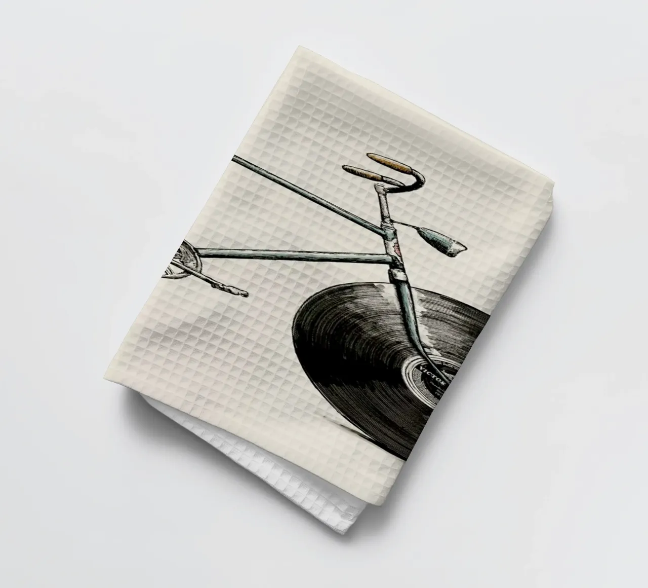 Velophone Geschirrtuch von Florent Bodart