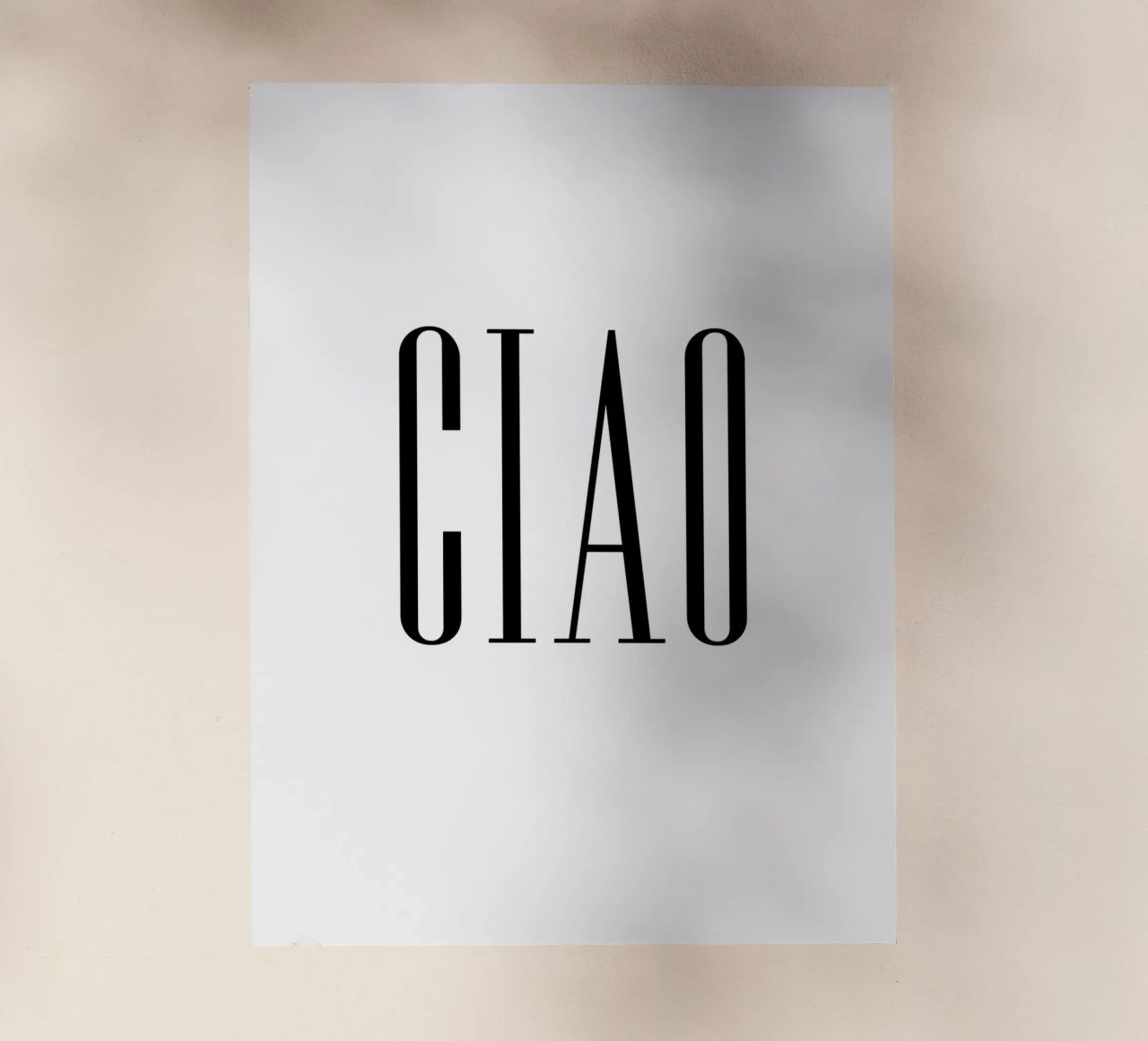 Ciao pellicola backlit da ARTVI-SHOP