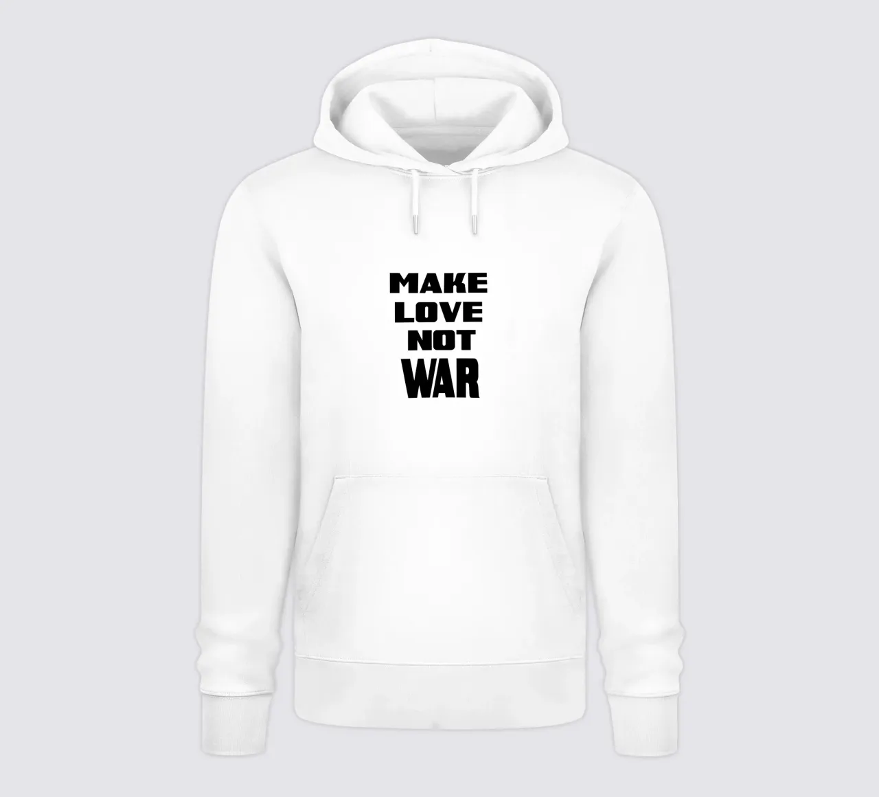 Fate l'amore, non la guerra felpa con cappuccio da ARTVI-SHOP