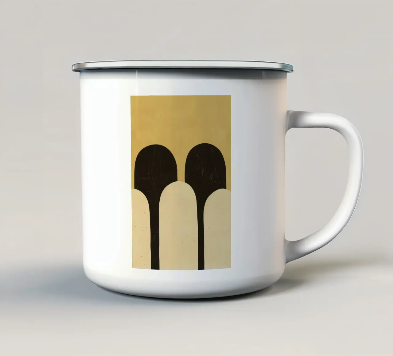 Small Hills tazza in smalto da treechild