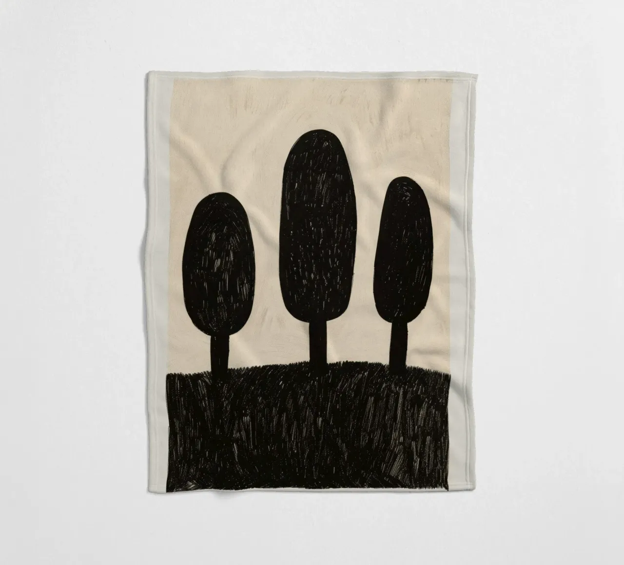 Three Trees Fleecedecke von treechild