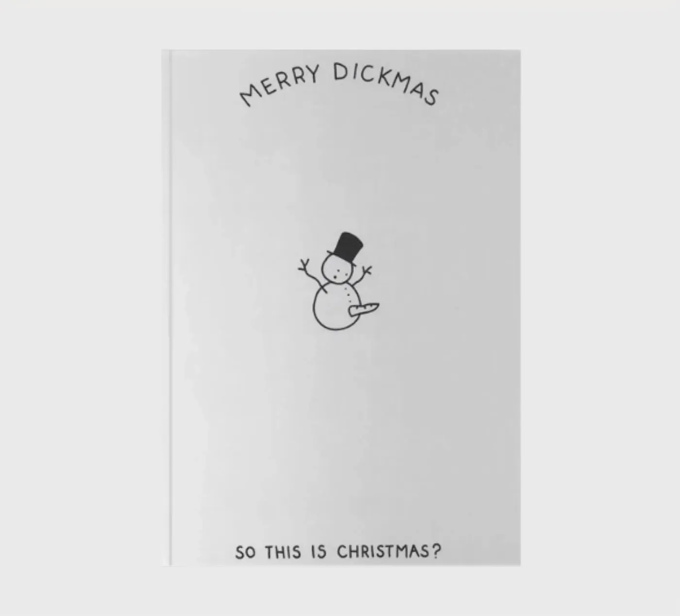 Merry Dickmas notebook by Alina