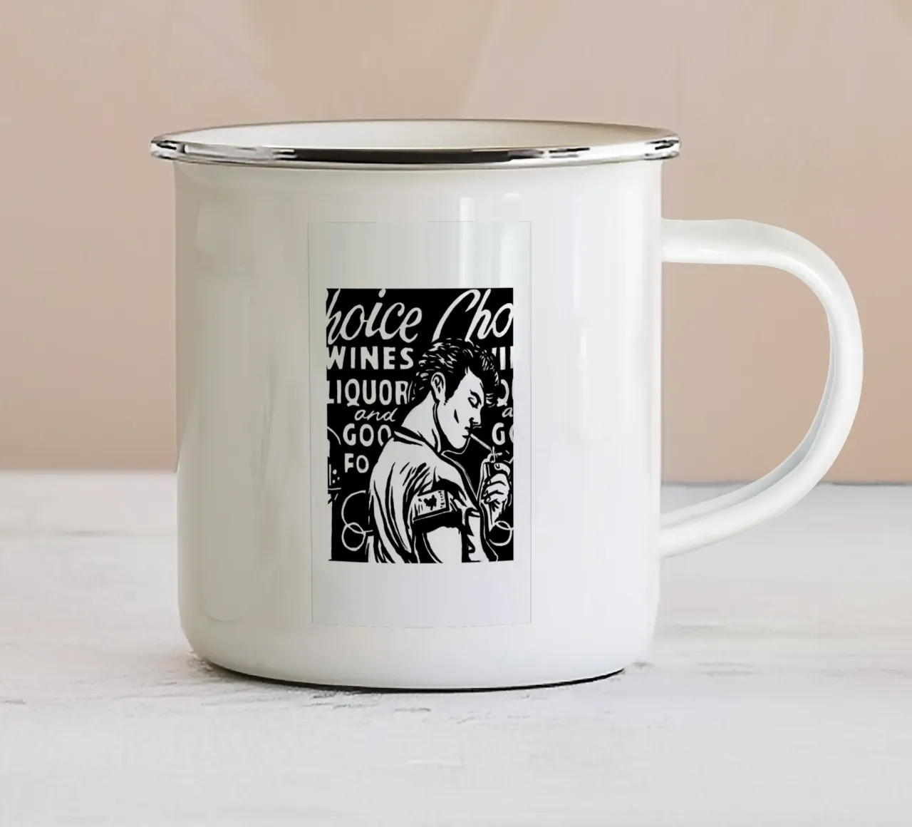 Choice taza de esmalte de JRuggs