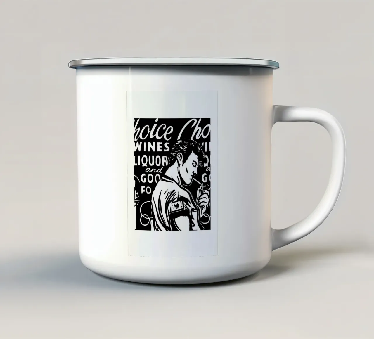 Choice taza de esmalte de JRuggs