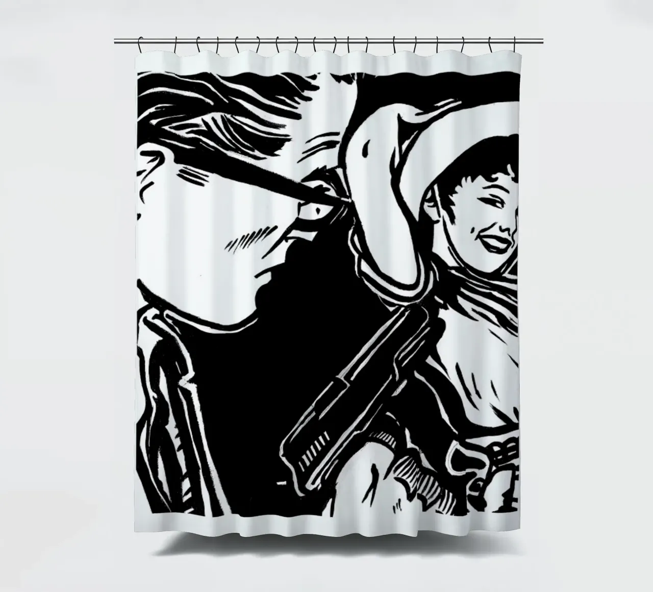 Dual shower curtain by JRuggs