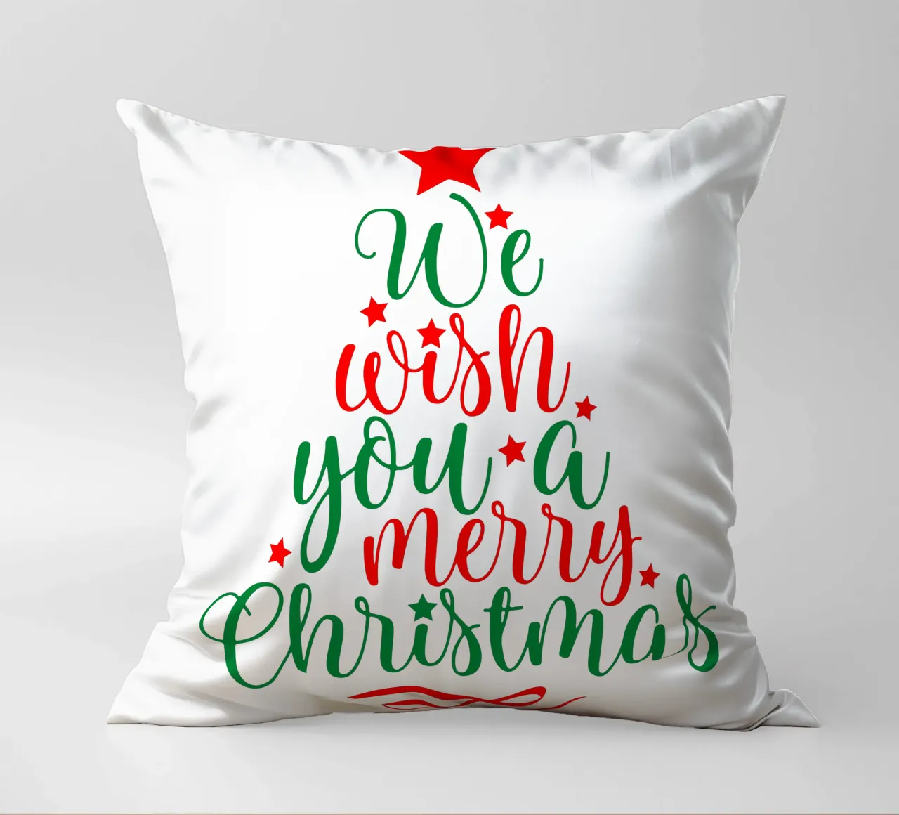 Chritsmas Quote Christmas Tree decorative cushion by onefeelshop