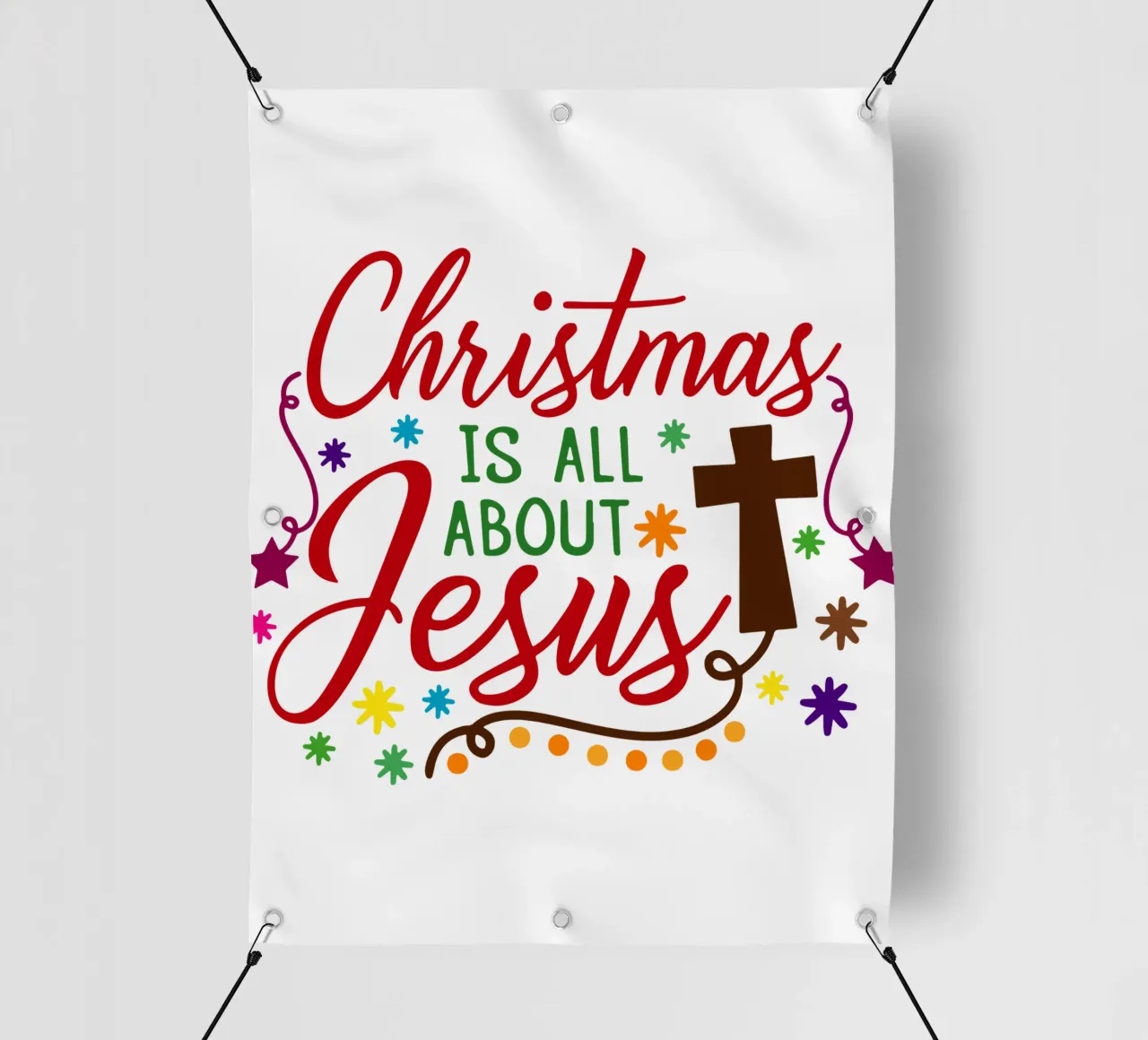 christmas is all about jesus pvc cover by onefeelshop