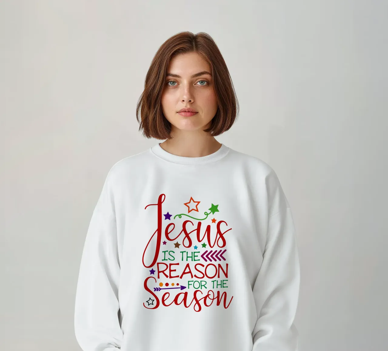 Gesù è la ragione della stagione felpa da onefeelshop