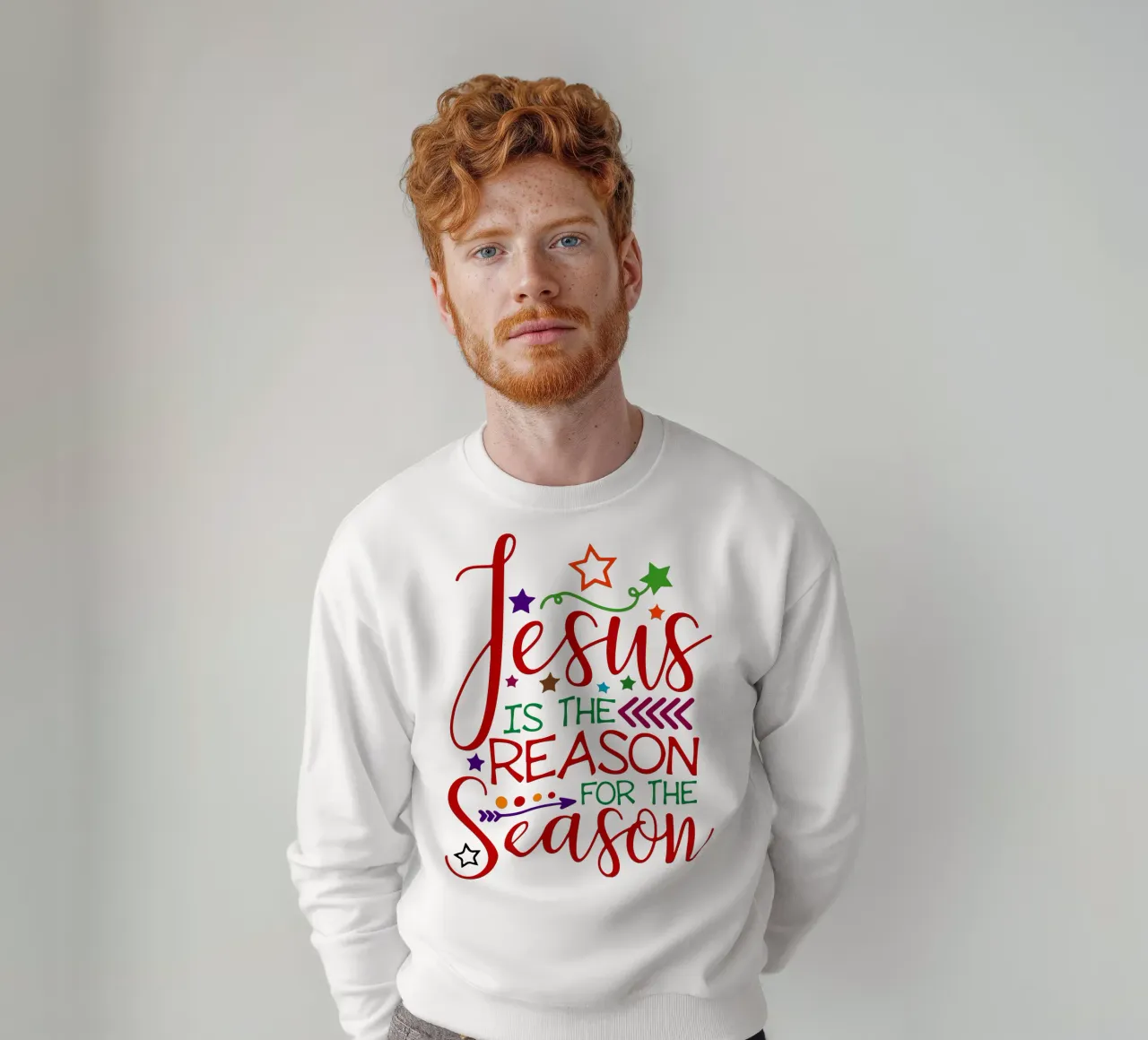 Gesù è la ragione della stagione felpa da onefeelshop