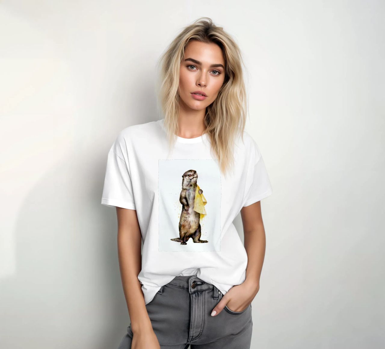 Otter t-shirt da Laura Graves