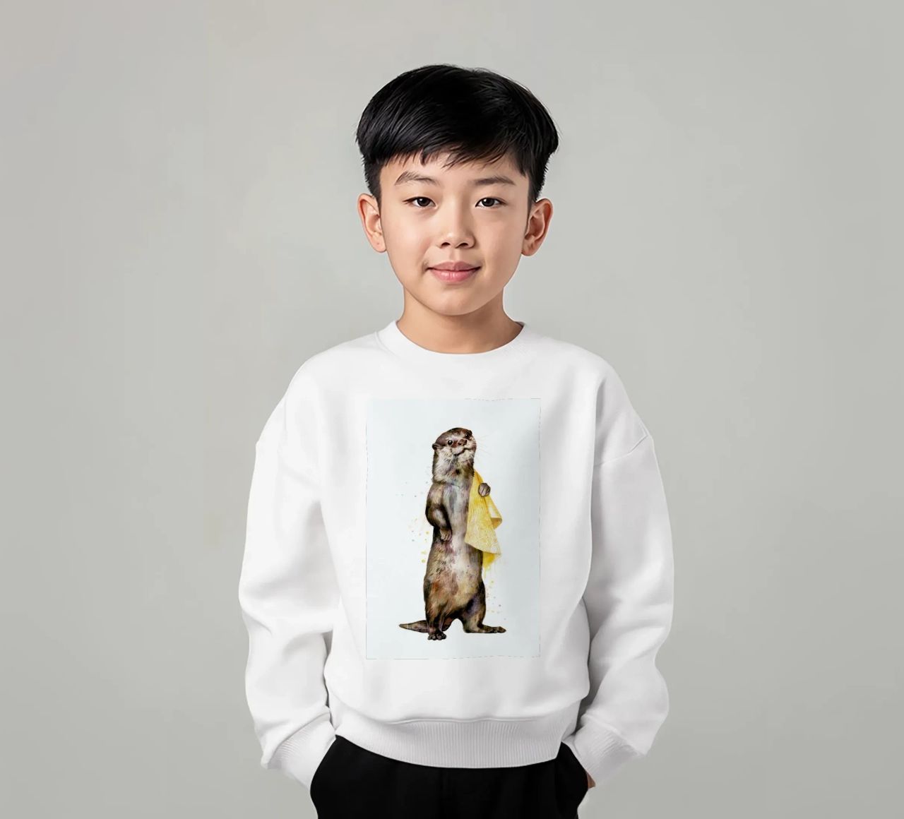 Otter felpa bambino da Laura Graves