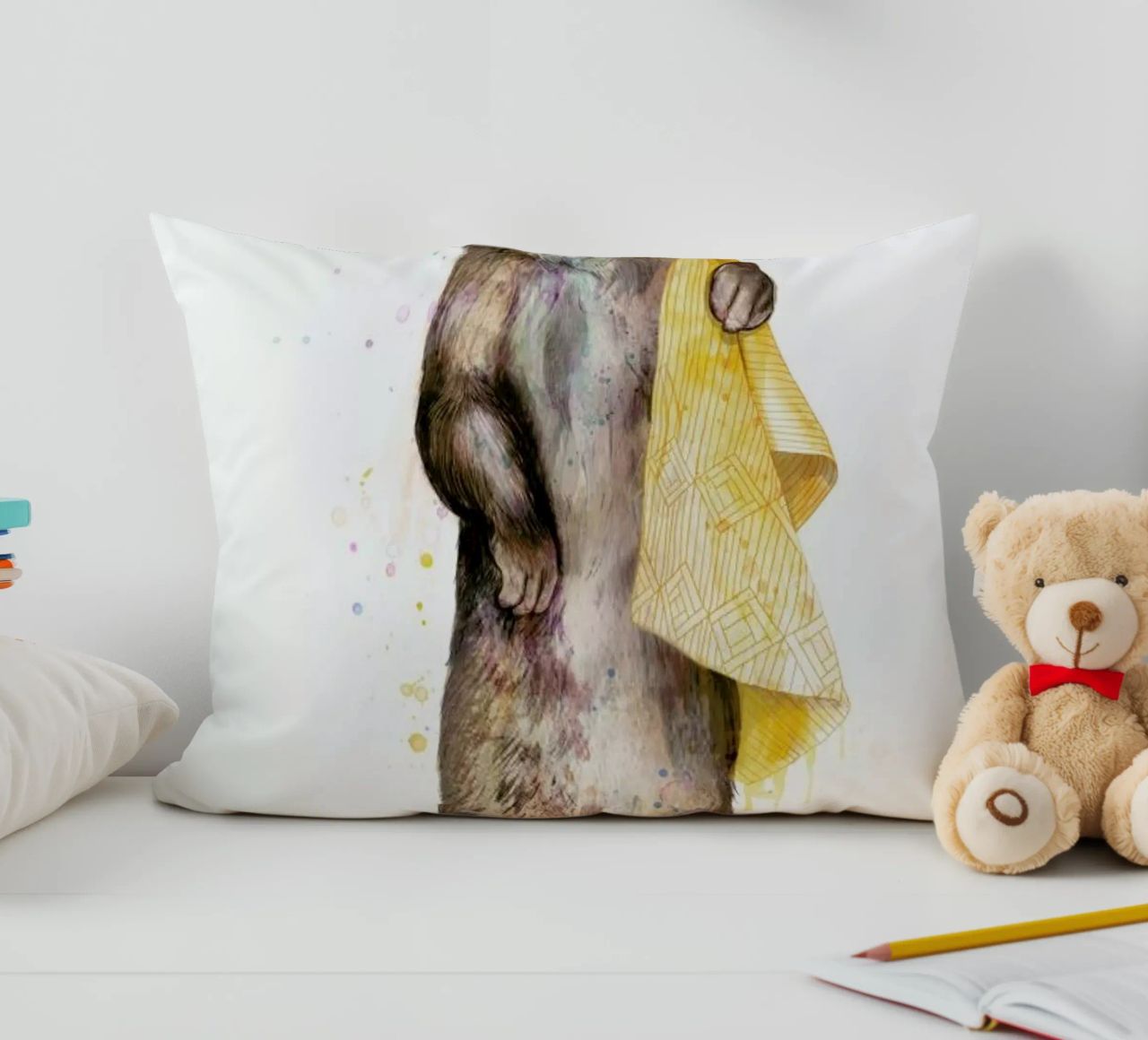 Otter cuscino da Laura Graves