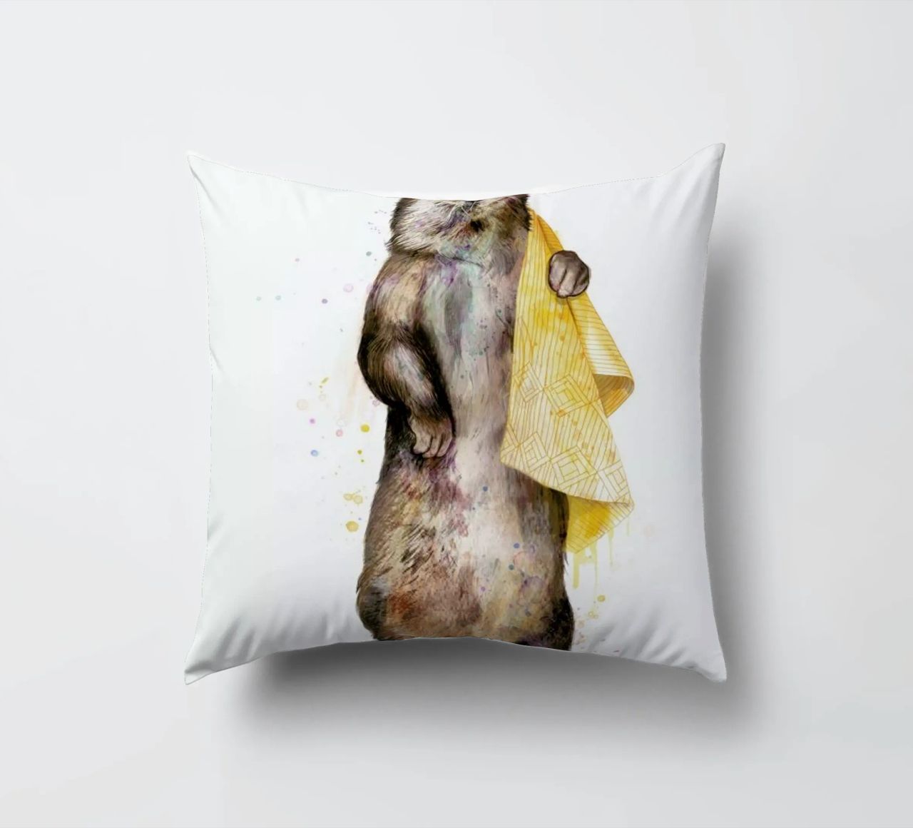 Otter cuscino da Laura Graves