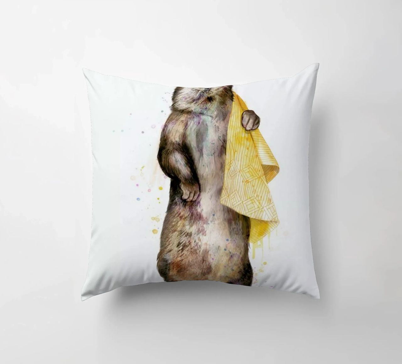 Otter cuscino da Laura Graves