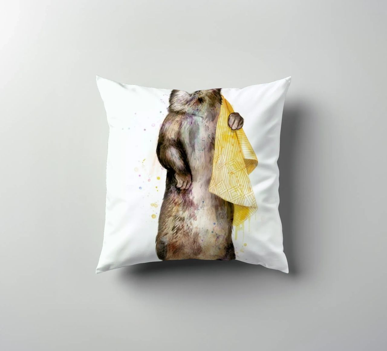 Otter cuscino da Laura Graves