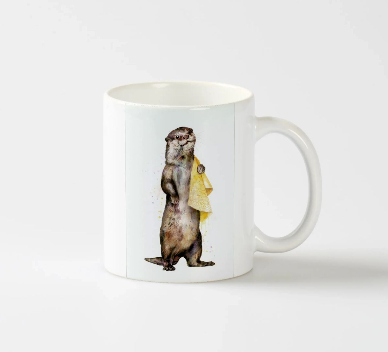Otter tazza in ceramica da Laura Graves