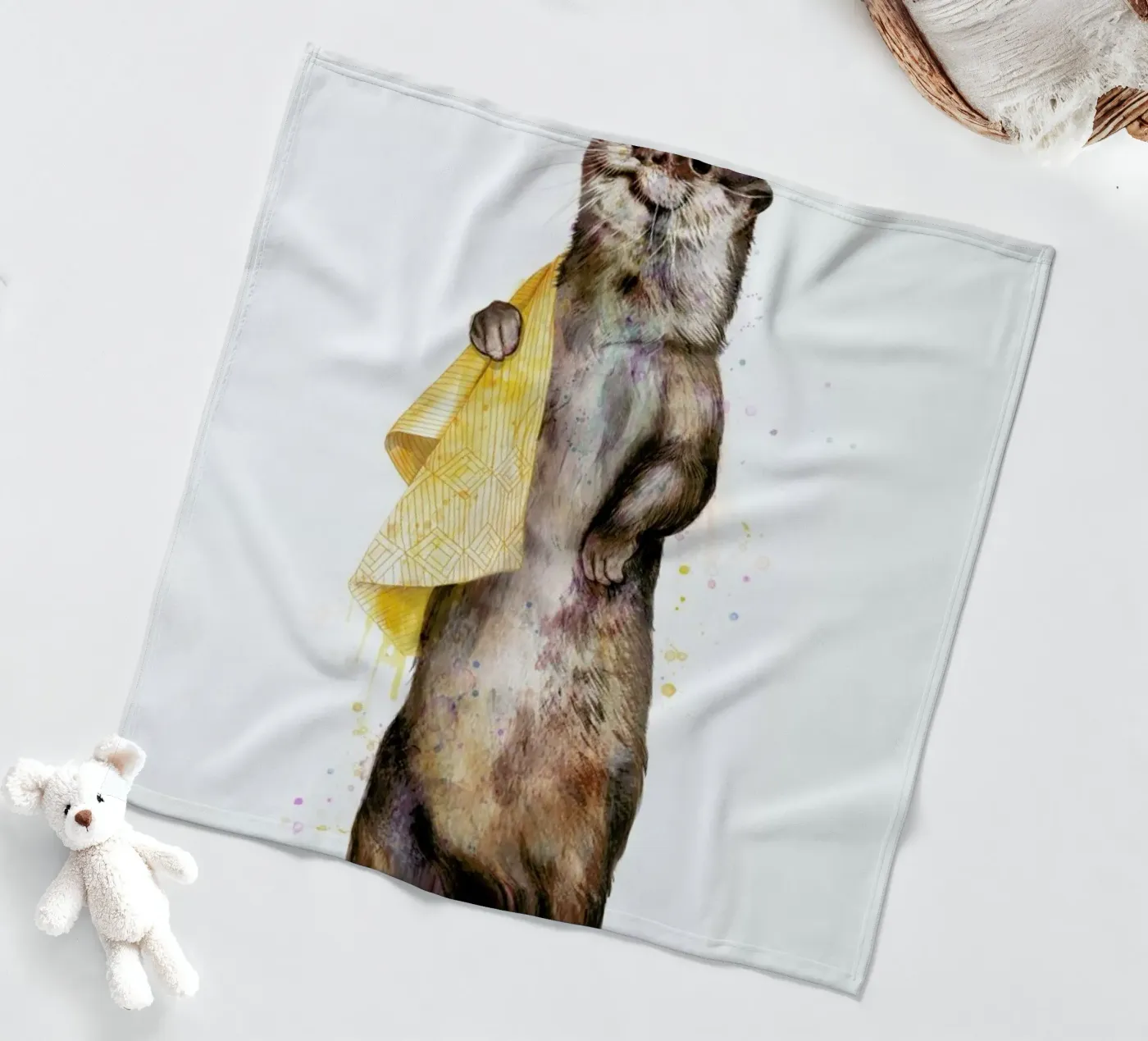 Otter Fleecedecke von Laura Graves