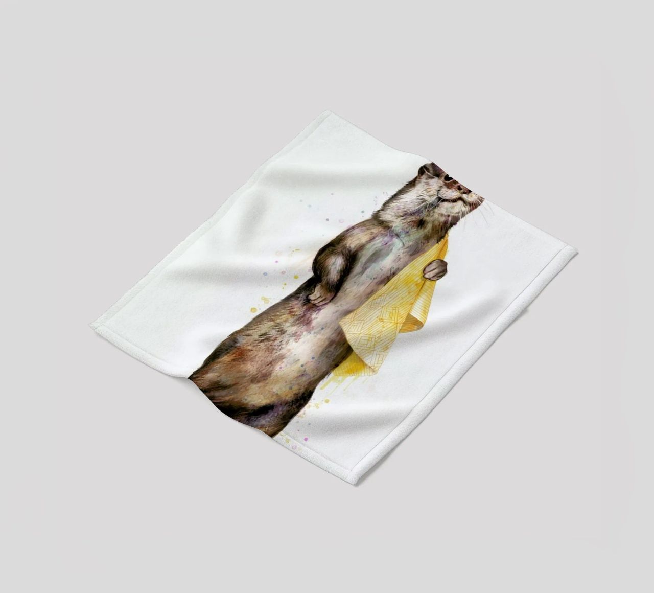 Otter coperta in pile da Laura Graves