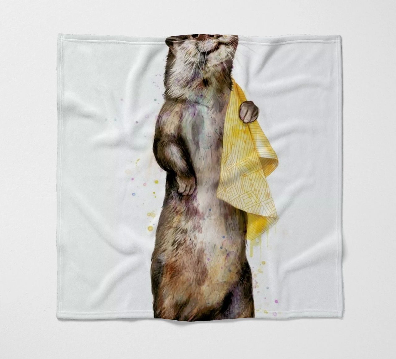 Otter coperta in pile da Laura Graves