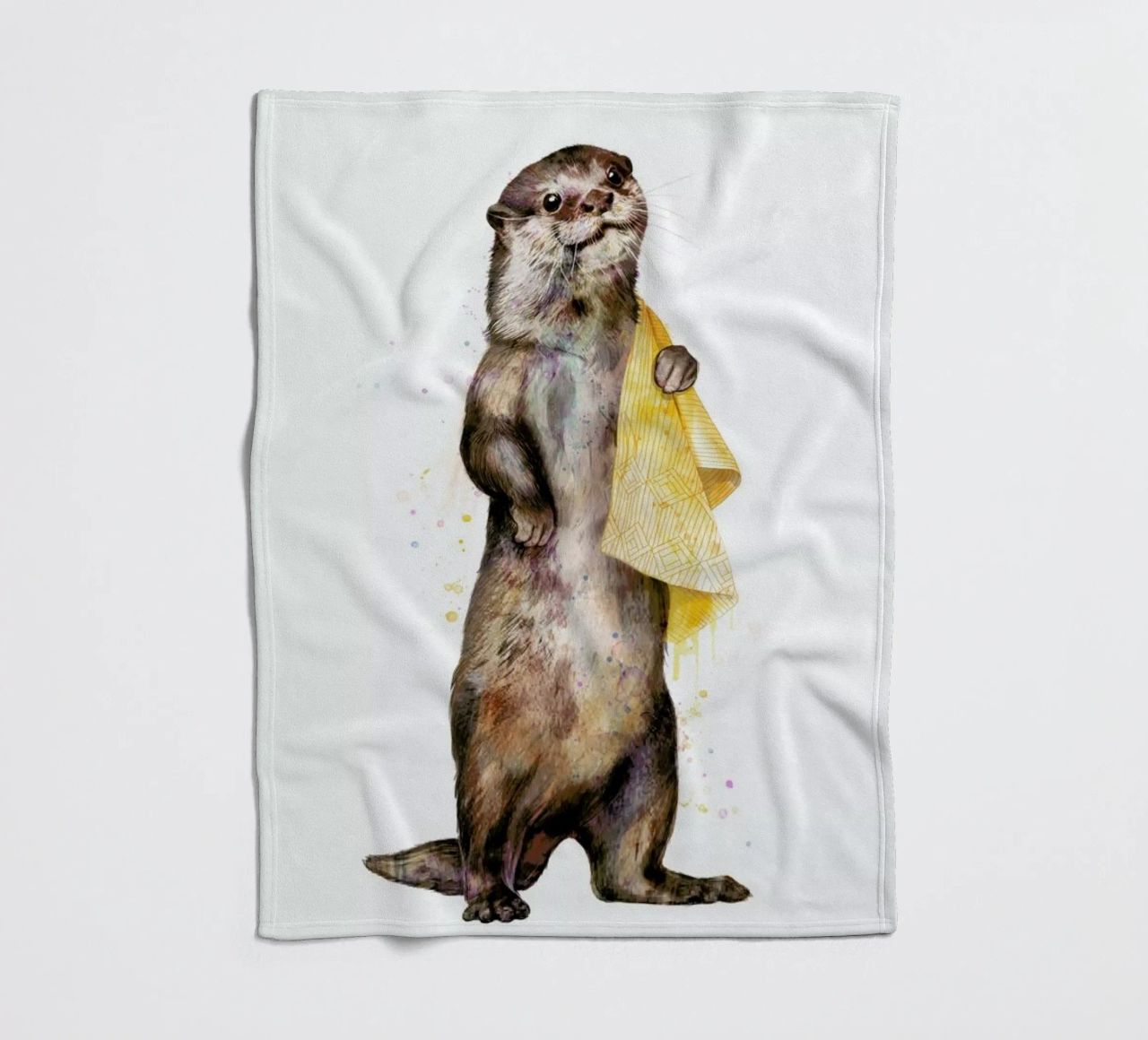 Otter coperta in pile da Laura Graves