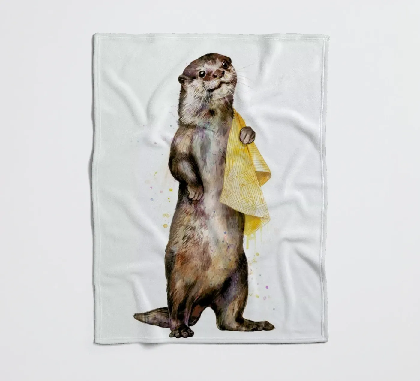 Otter Fleecedecke von Laura Graves