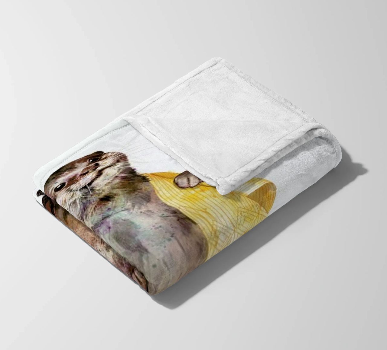 Otter coperta in pile da Laura Graves