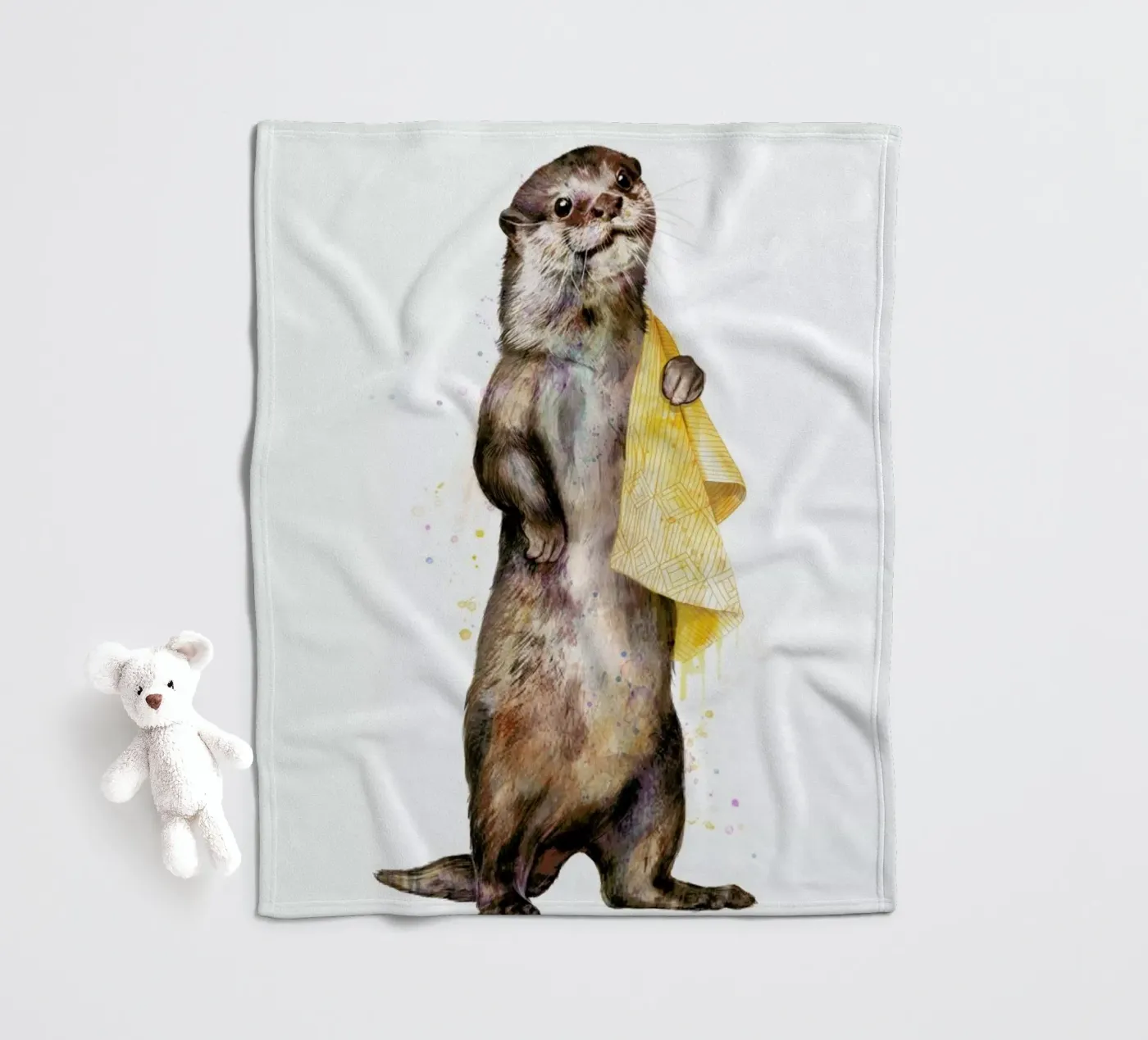 Otter Fleecedecke von Laura Graves