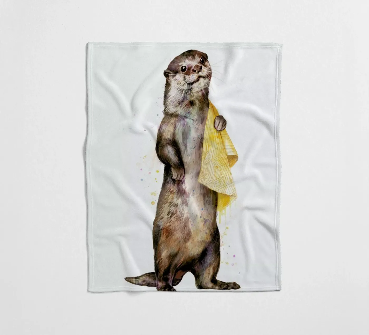 Otter Fleecedecke von Laura Graves