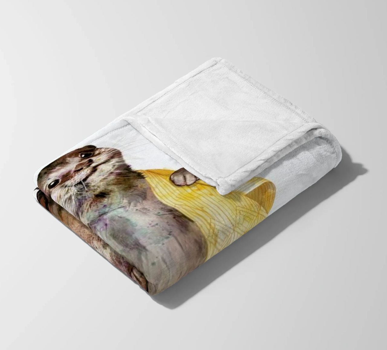 Otter coperta in pile da Laura Graves