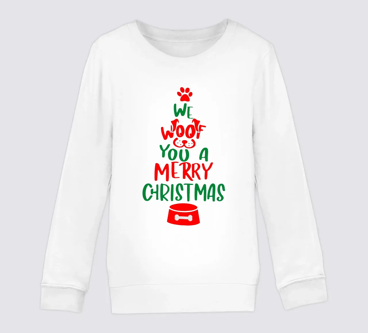 Wir wünschen Ihnen ein frohes Weihnachtsfest Kinder Sweatshirt von onefeelshop