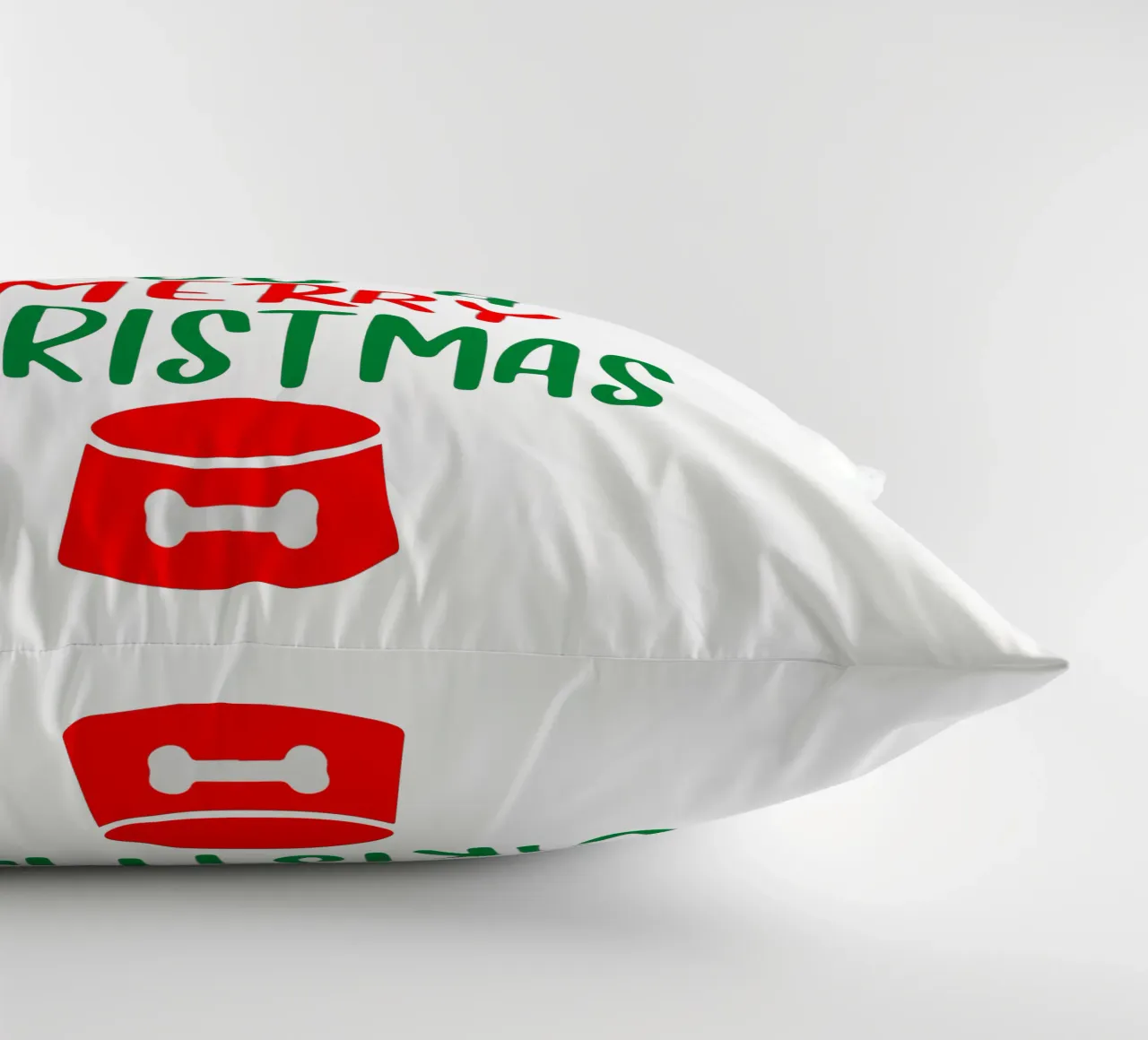 we woof you a merry christmas decorative cushion by onefeelshop