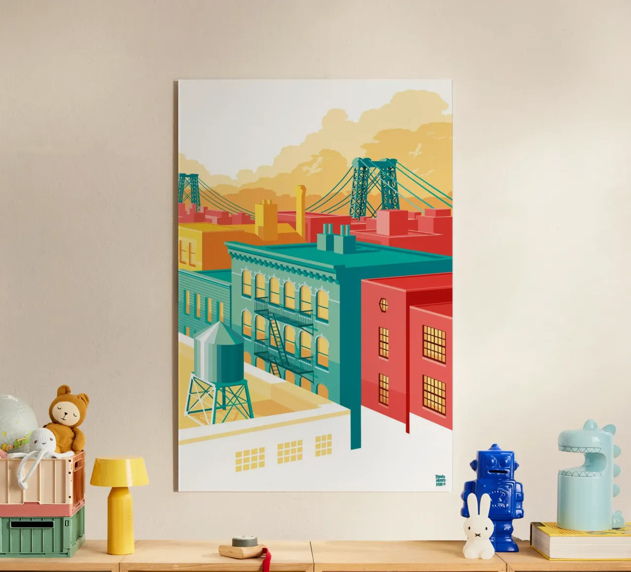 NYC Brooklyn e Williamsburg plexiglass da Remko Heemskerk