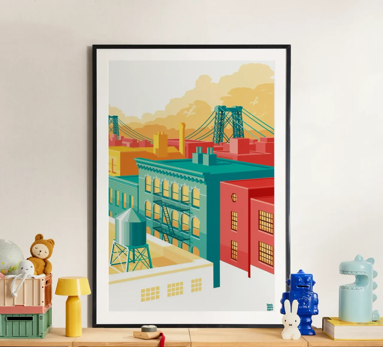 NYC Brooklyn und Williamsburg Hahnemühle von Remko Heemskerk