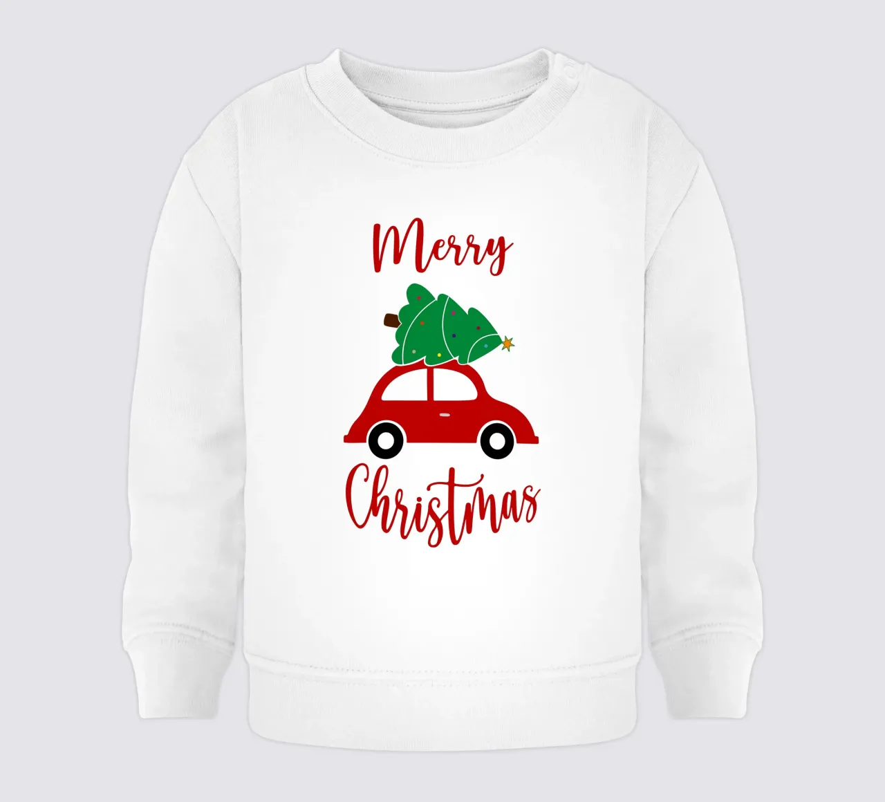Buon Natale felpa neonato da onefeelshop