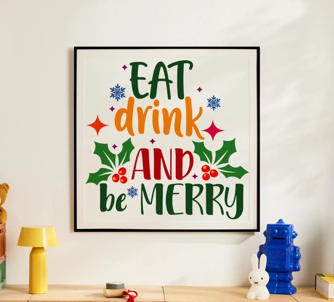 eet, drink en wees vrolijk hahnemühle van onefeelshop
