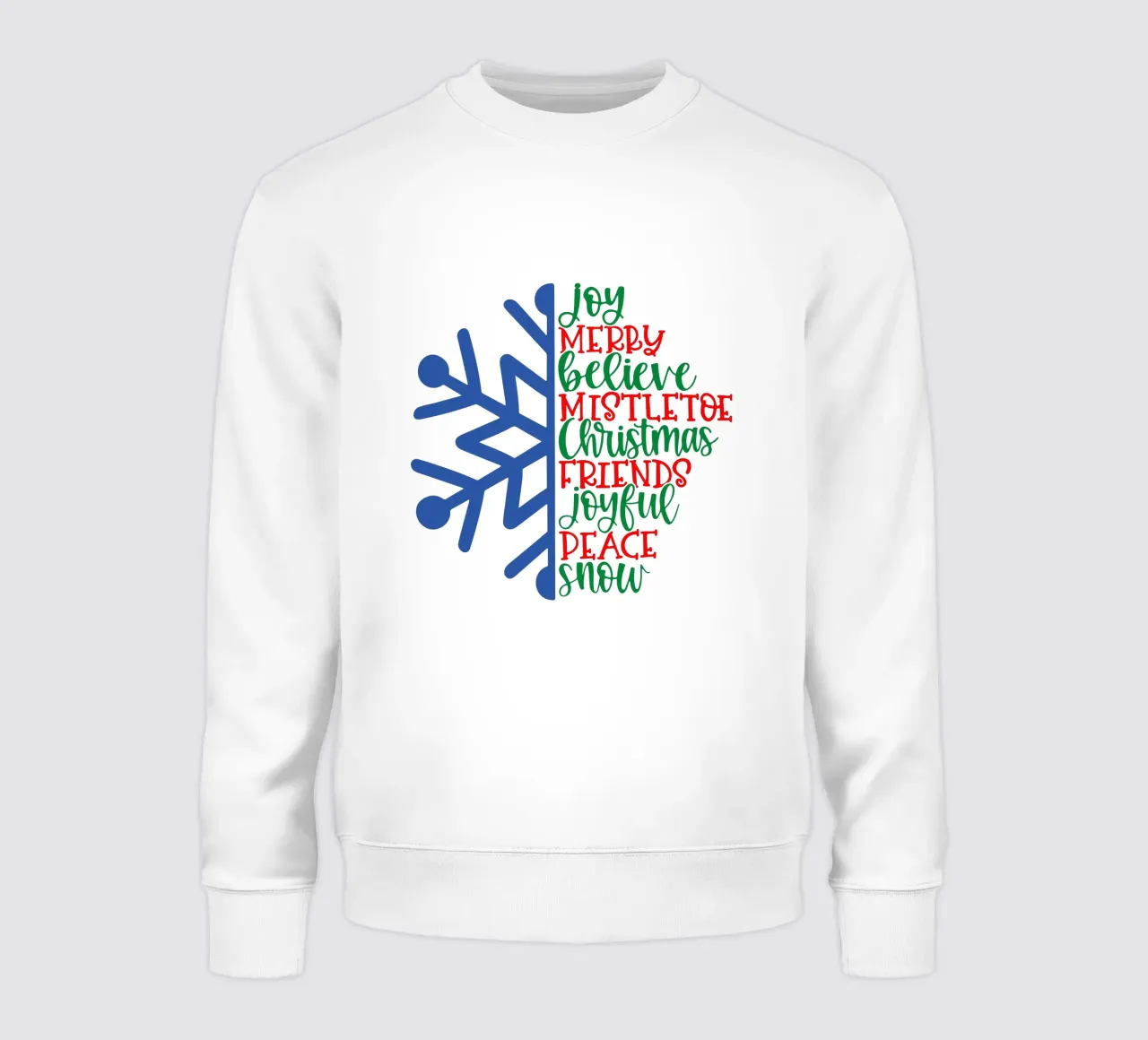 gioia gioia credere Natale felpa da onefeelshop