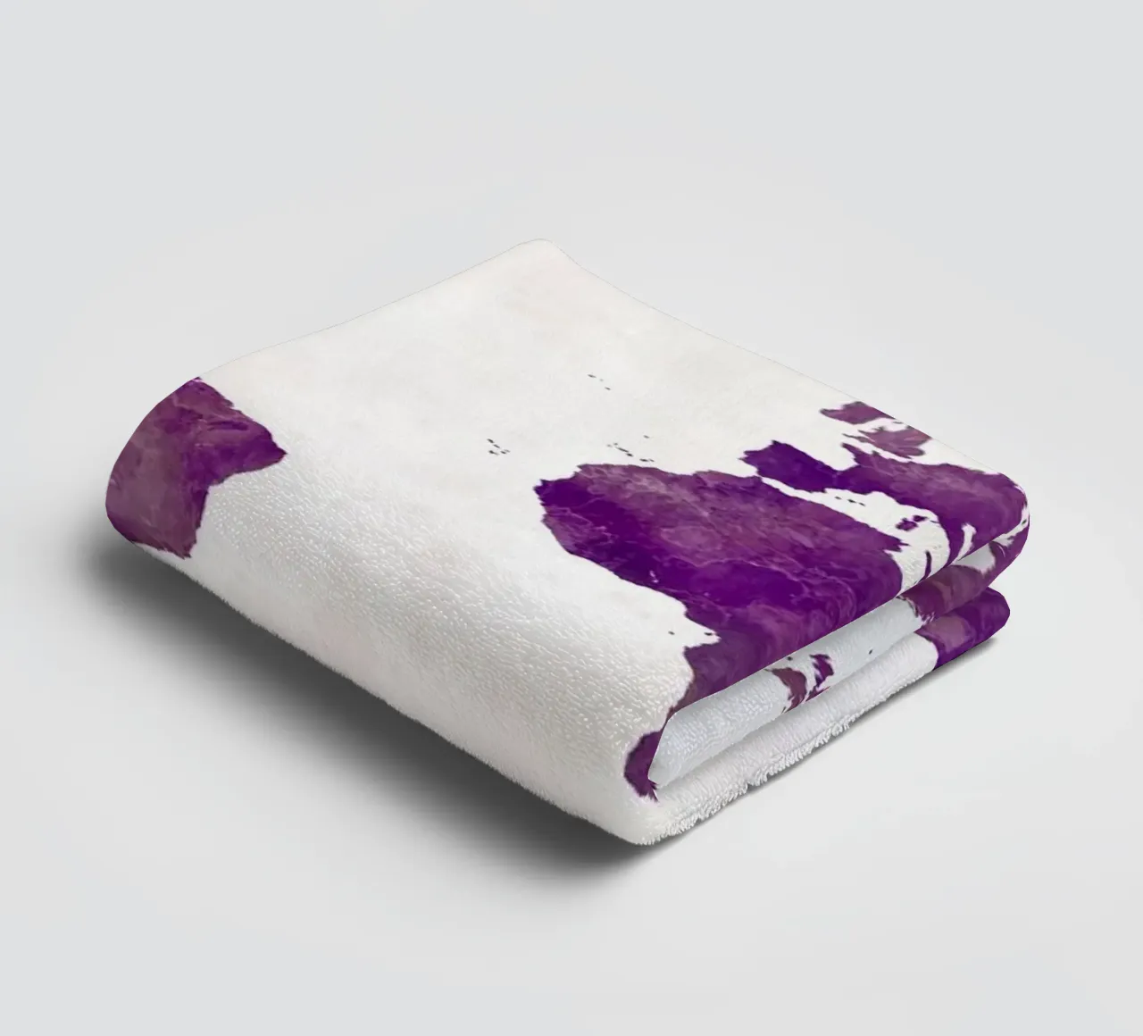 World map in watercolor towel by 🎁 ARTVI-SHOP